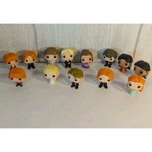 Harry Potter Mini Yule Ball Figures Set Of 13 EUC